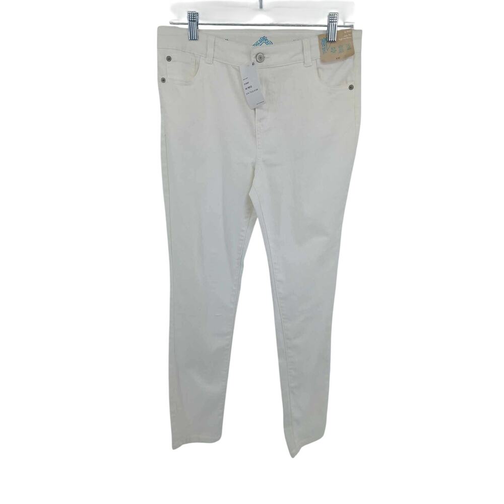 White highrise skinny jeans (girls 16)